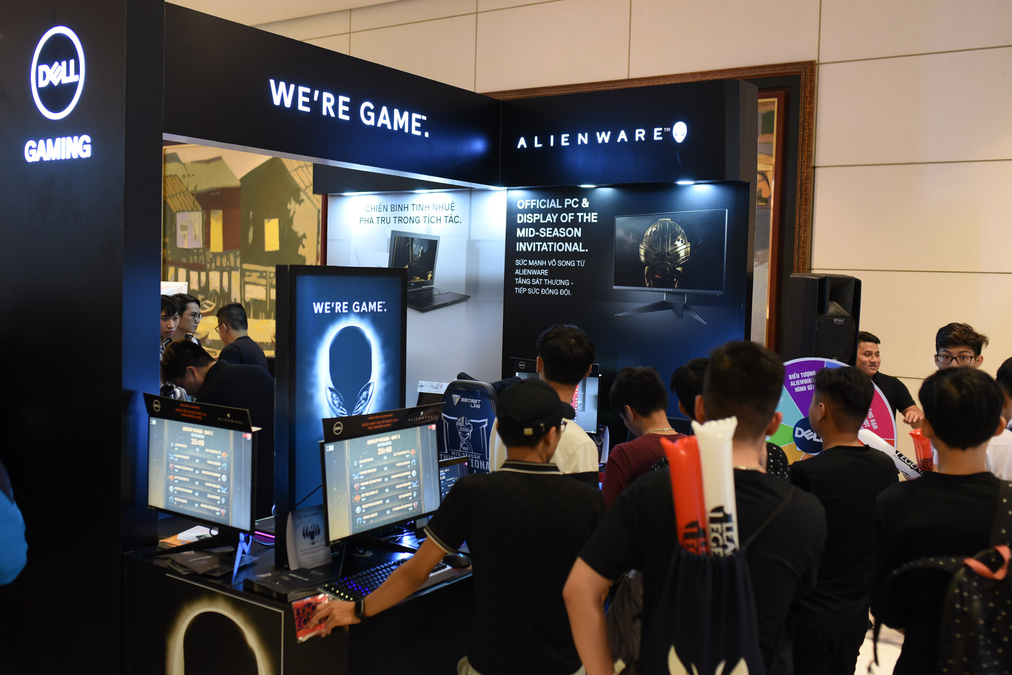 Riot Games sử dụng màn hình, máy tính Dell Alienware cho giải MSI 2019