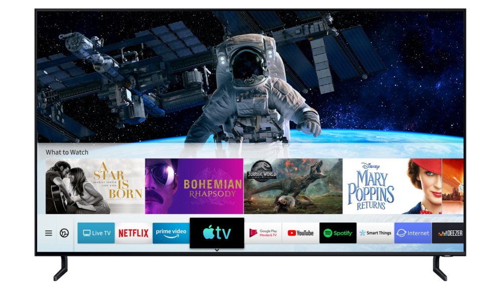 Samsung là nhà sản xuất TV đầu tiên ra mắt Ứng dụng Apple TV và AirPlay 2