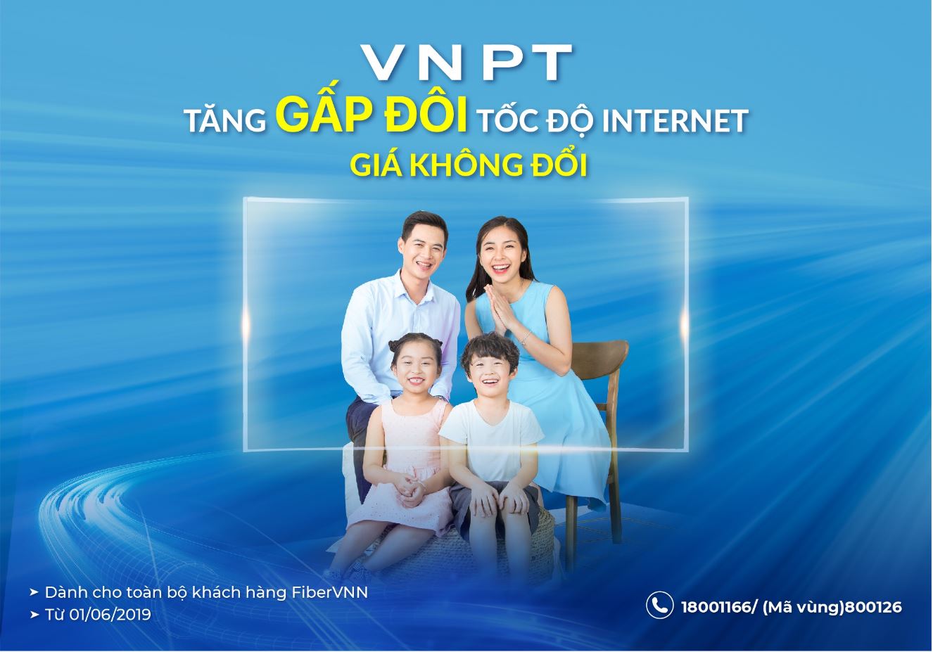 VNPT tăng gấp đôi tốc độ truy cập internet, giá không đổi