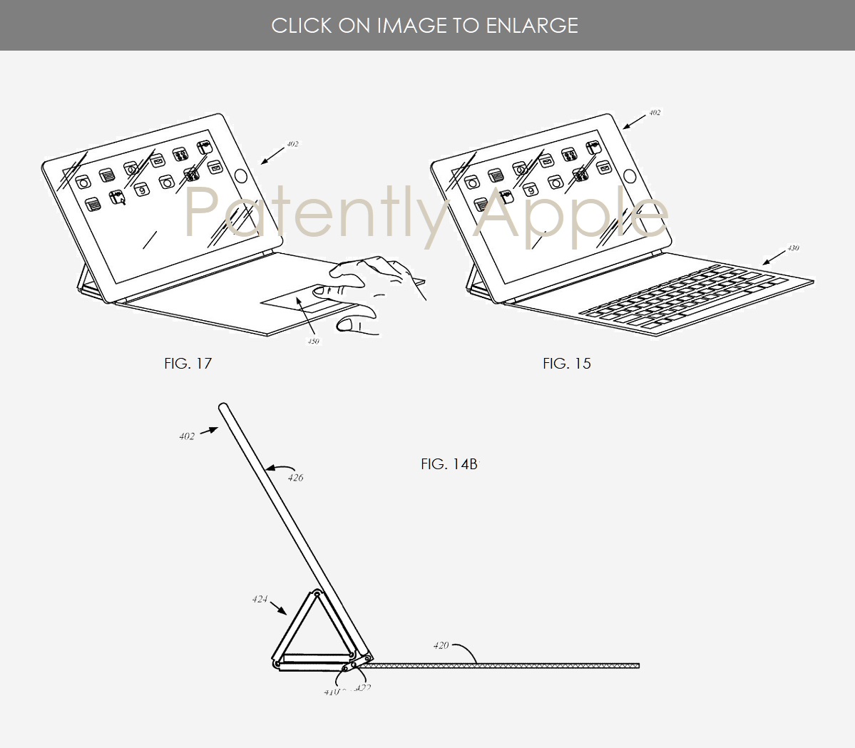 Apple được cấp bằng sáng chế về thiết bị có thể gập được và bàn phím Smart Keyboard Folio