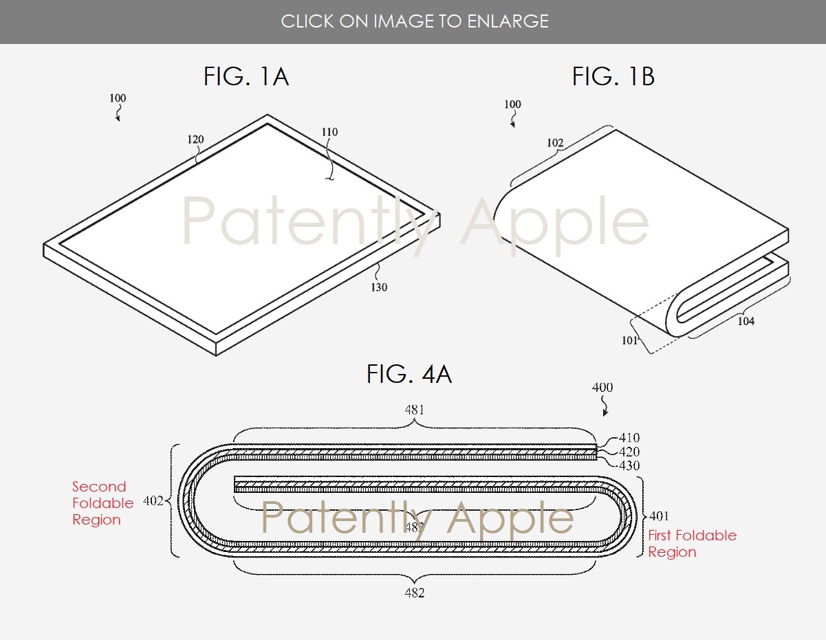 Apple được cấp bằng sáng chế về thiết bị có thể gập được và bàn phím Smart Keyboard Folio