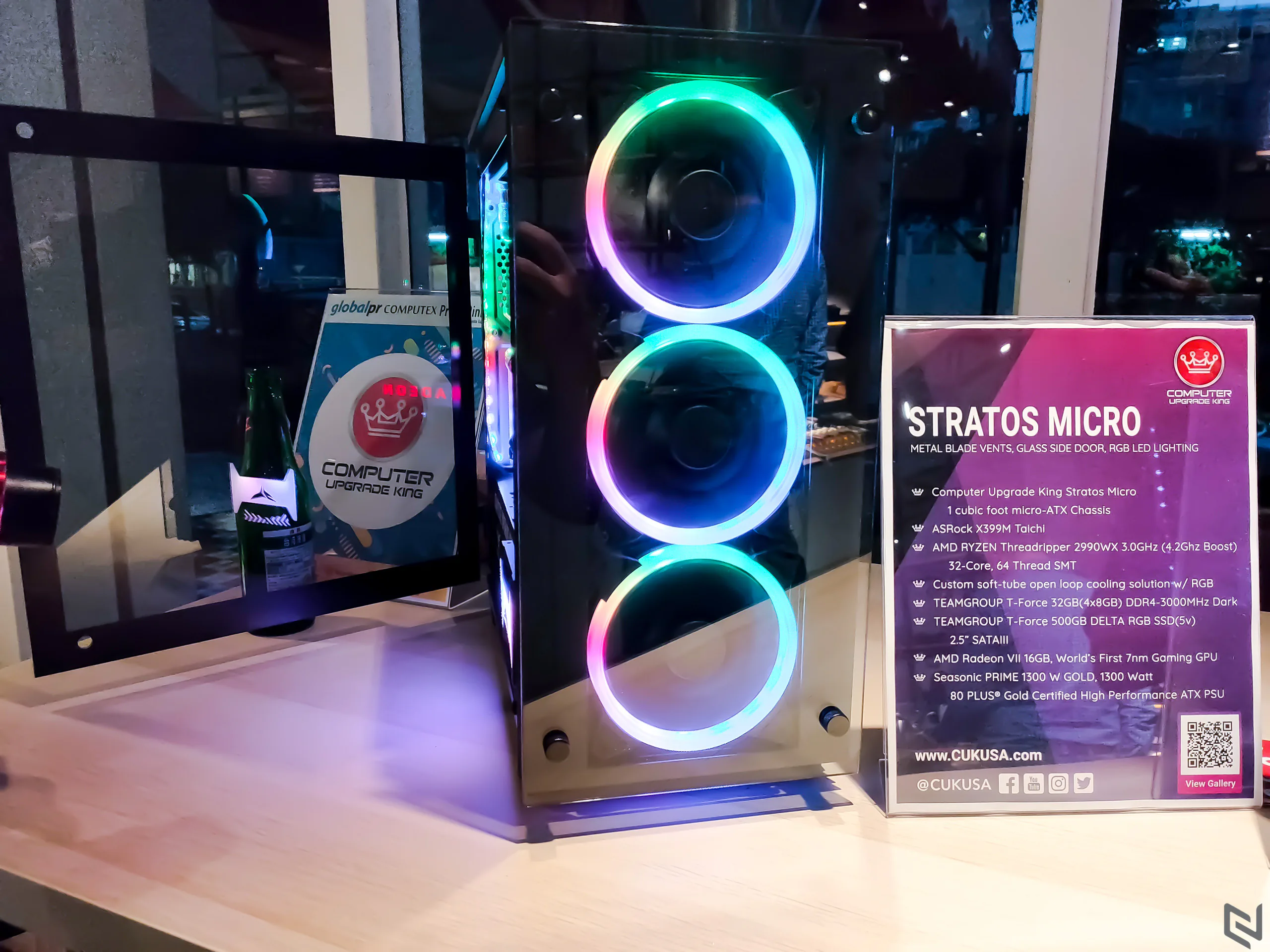 Hãng mod Computer Upgrade King mang đến hai dàn PC "nhỏ mà có võ" tại Computex 2019