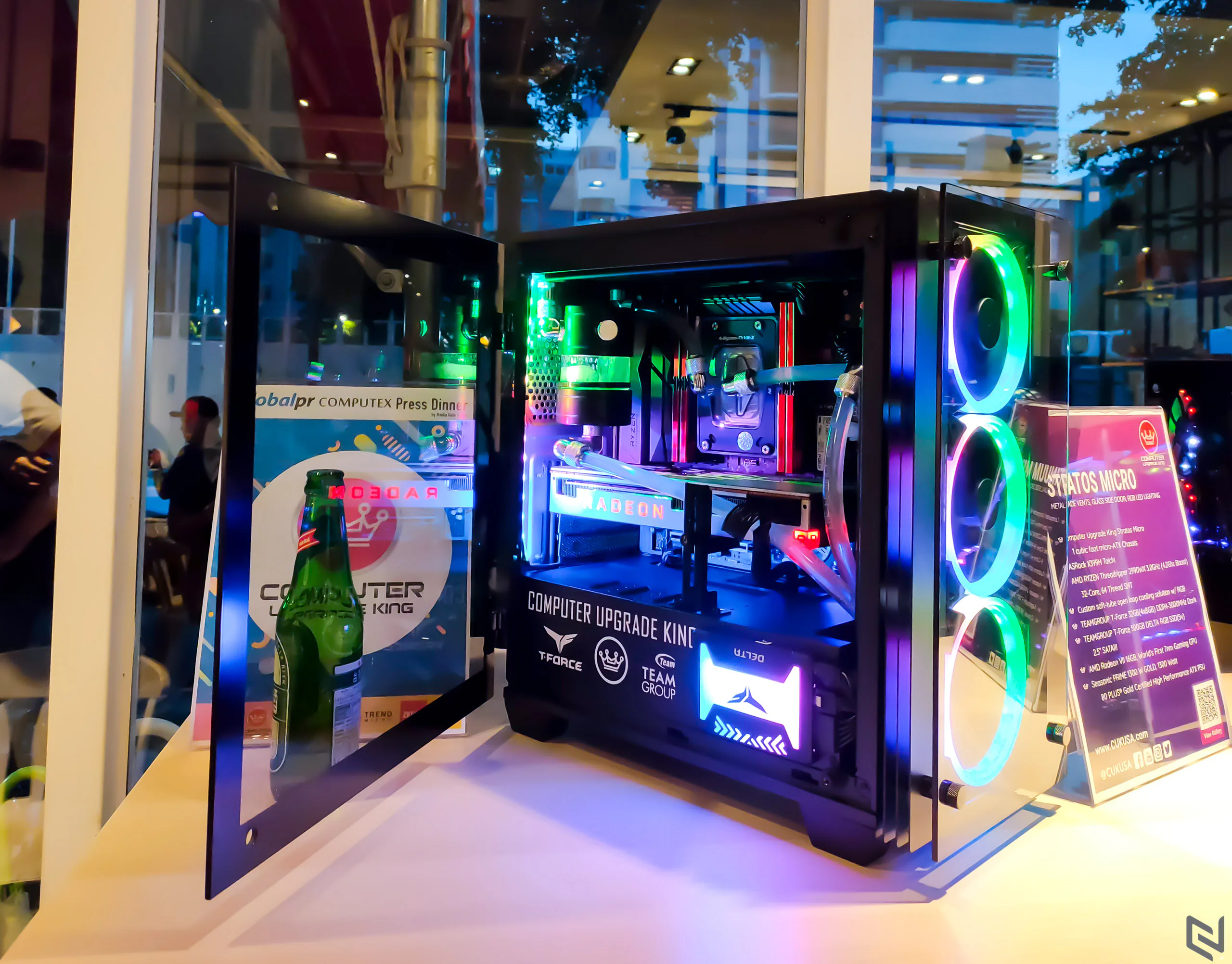 Hãng mod Computer Upgrade King mang đến hai dàn PC "nhỏ mà có võ" tại Computex 2019