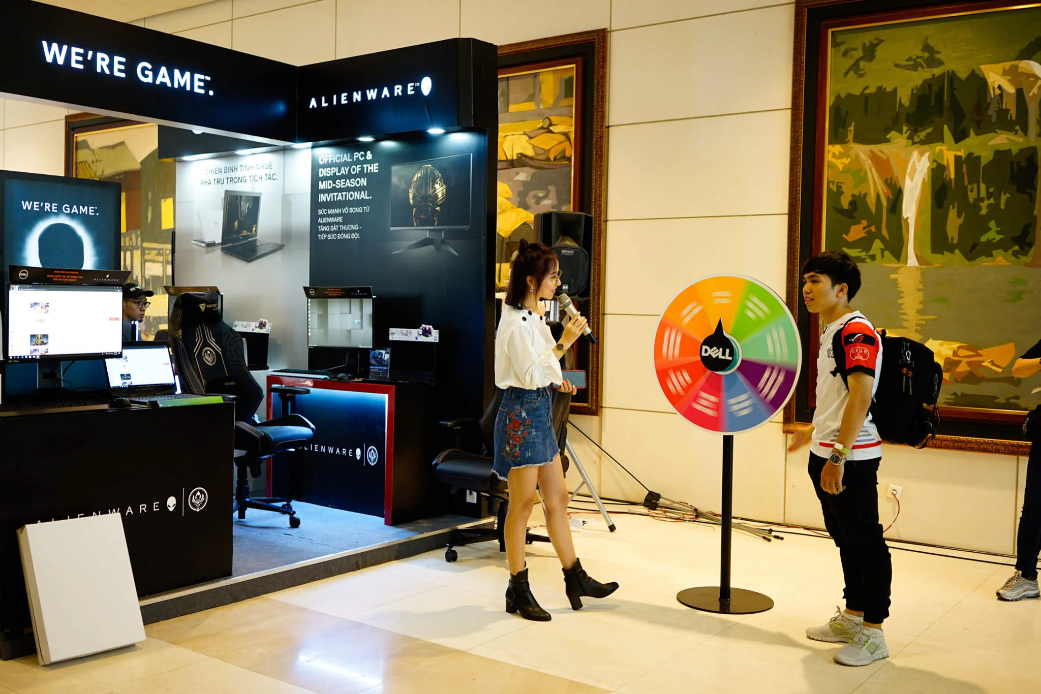 Riot Games sử dụng màn hình, máy tính Dell Alienware cho giải MSI 2019