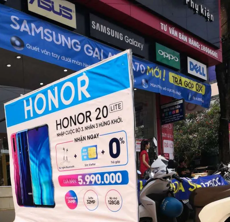 HONOR 20 LITE chính thức lên kệ FPT Shop, giá 5,990,000VND