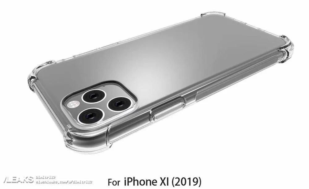 Xuất hiện ảnh render ốp lưng iPhone 2019 với camera "bướu"