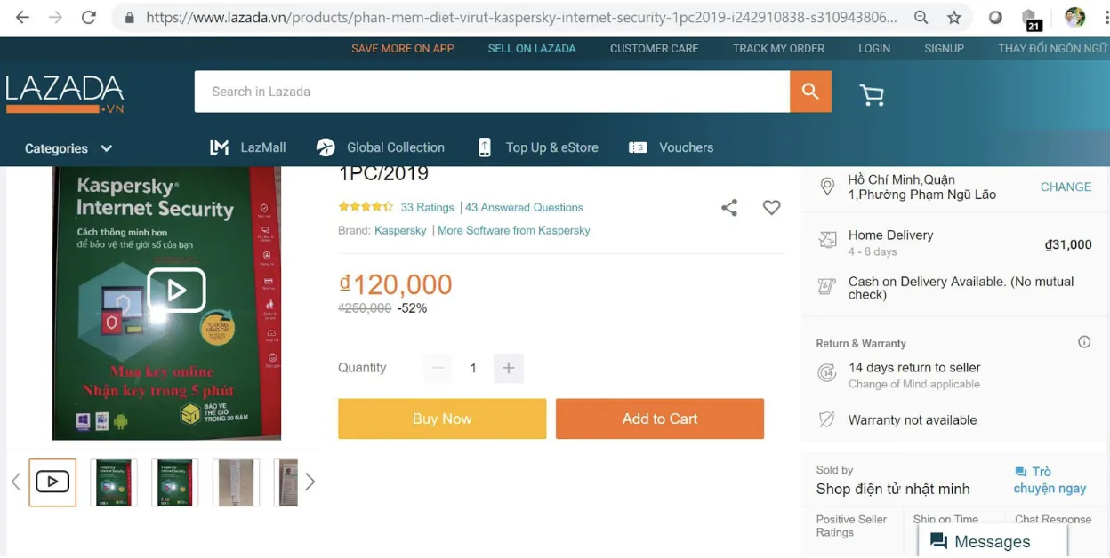 Kaspersky giả