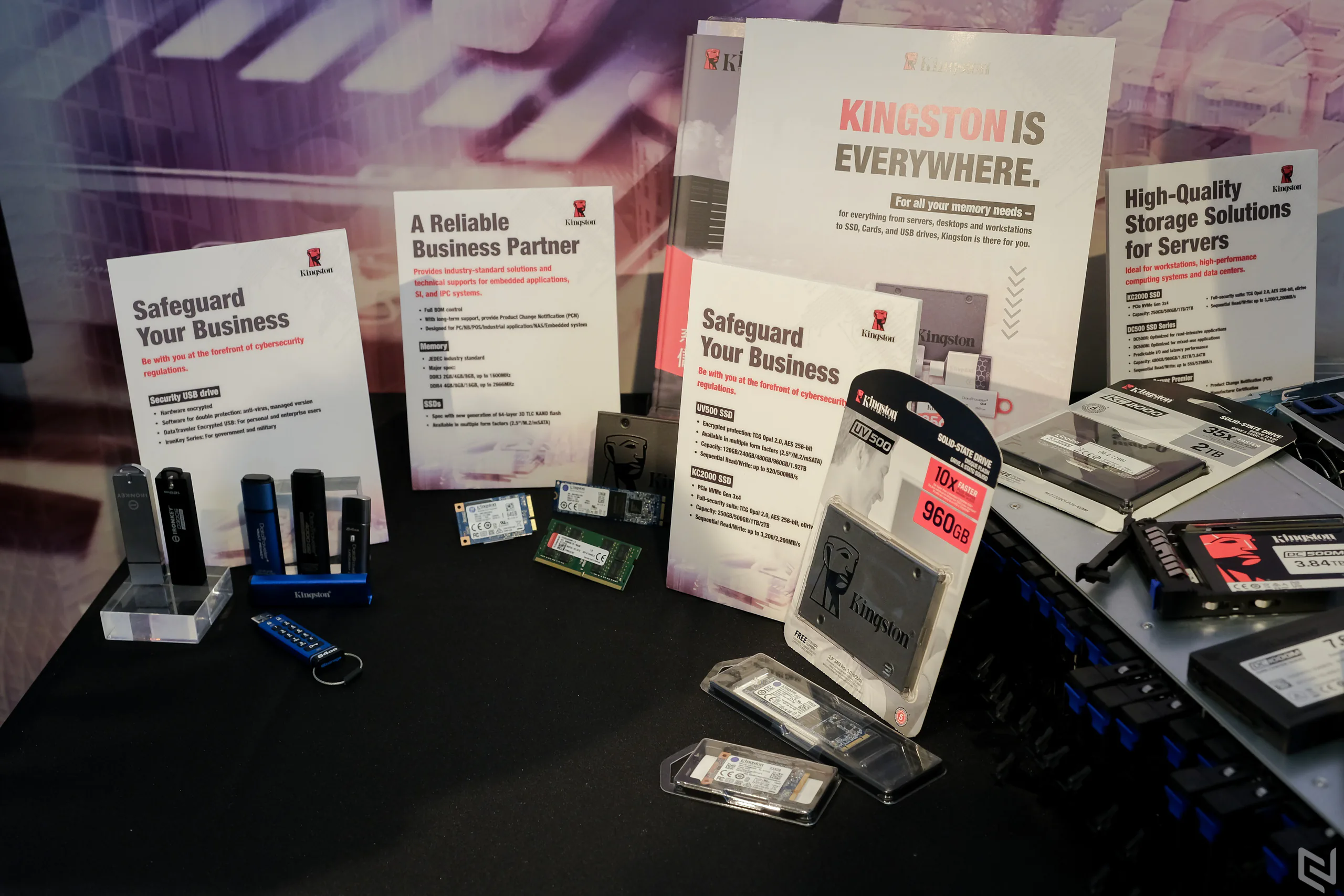 Kingston trình diễn giải pháp lưu trữ và loạt sản phẩm HyperX mới tại Computex 2019