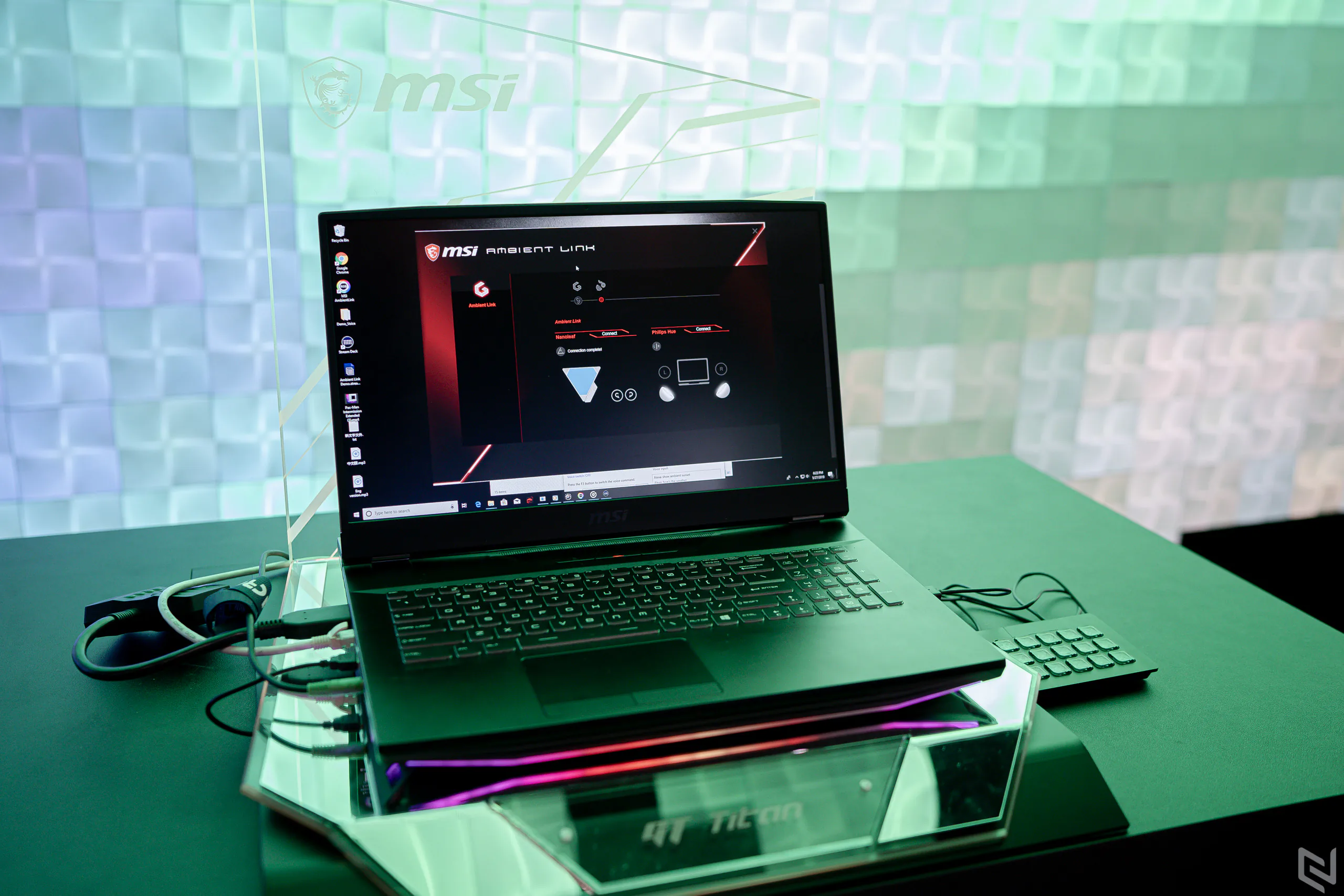 MSI giới thiệu hai mẫu laptop mới nhất GT76 Titan và laptop NVIDIA Studio WS65 tại Computex 2019