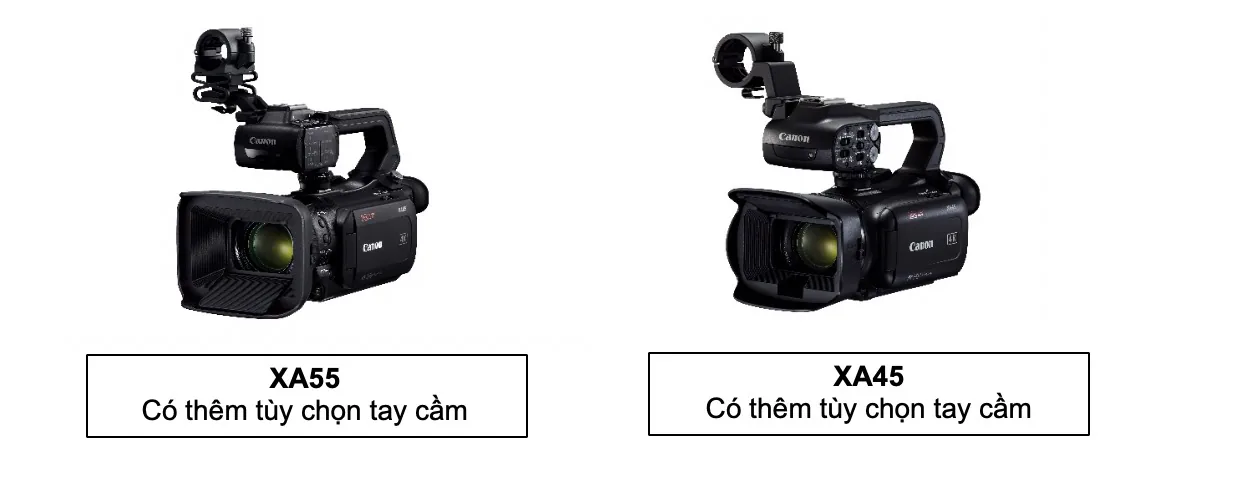 Canon XA55 và XA45 ra mắt, máy quay chuyên nghiệp chuẩn 4K đầu tiên