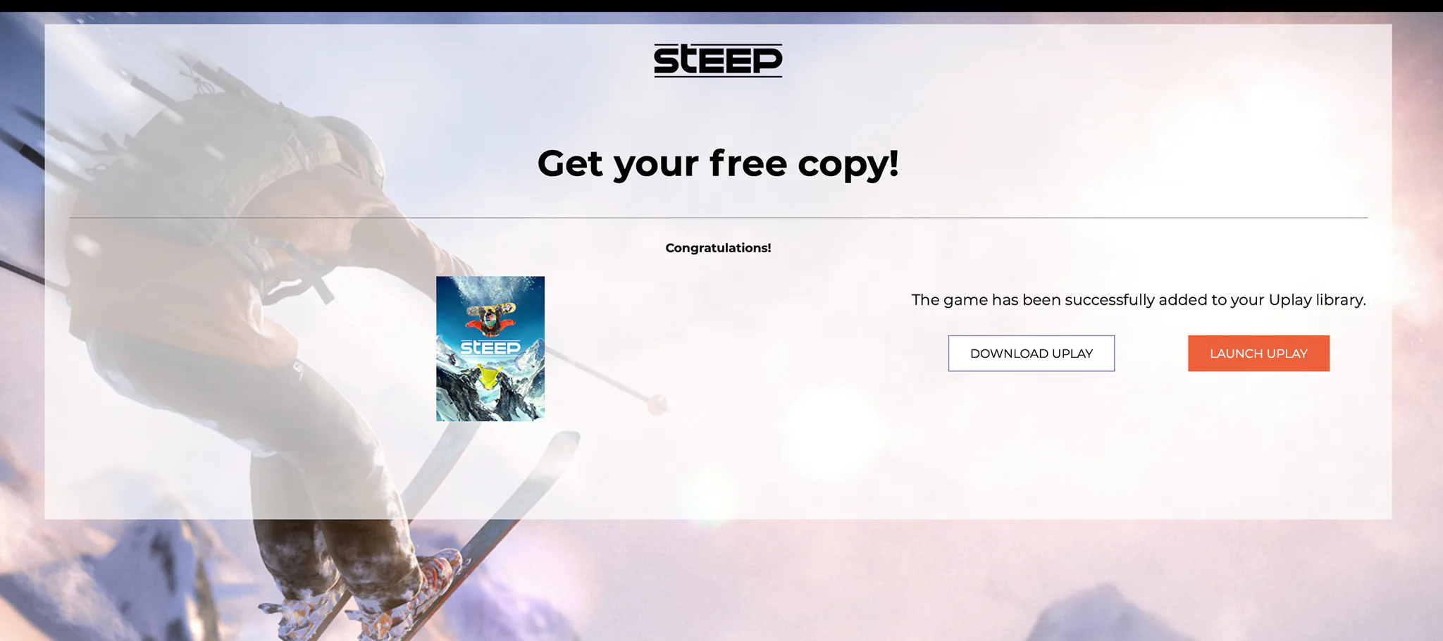 Ubisoft đang tặng miễn phí game trượt tuyết Steep, nhanh tay lấy ngay trước khi hết hạn nào các bạn