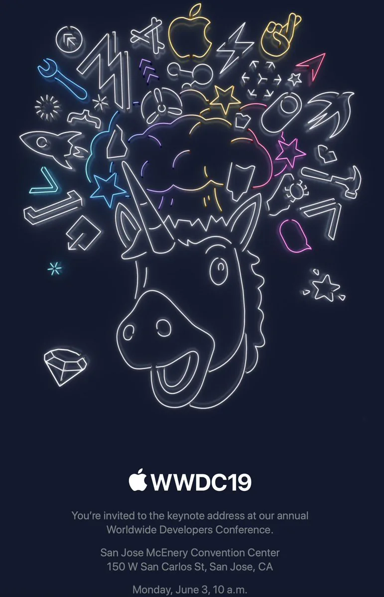 Apple bắt đầu gửi thư mời tham dự sự kiện WWDC 2019 diễn ra vào ngày 4/6