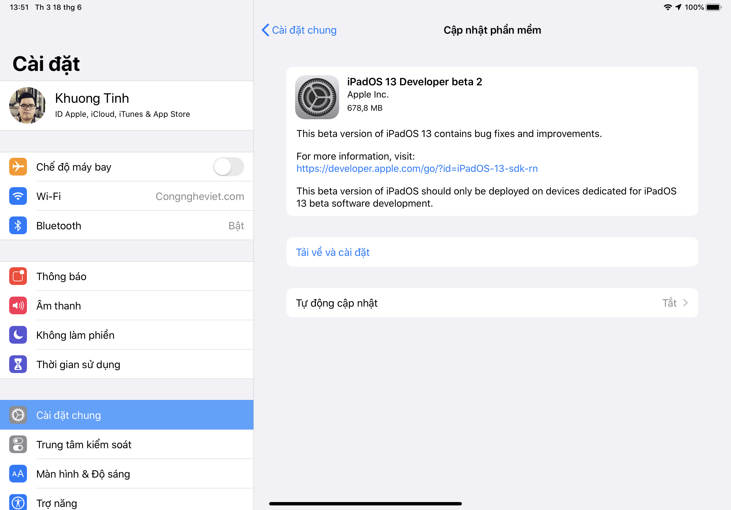 Hướng dẫn nâng cấp iOS 13 Developer Beta và iPadOS ngay hôm nay
