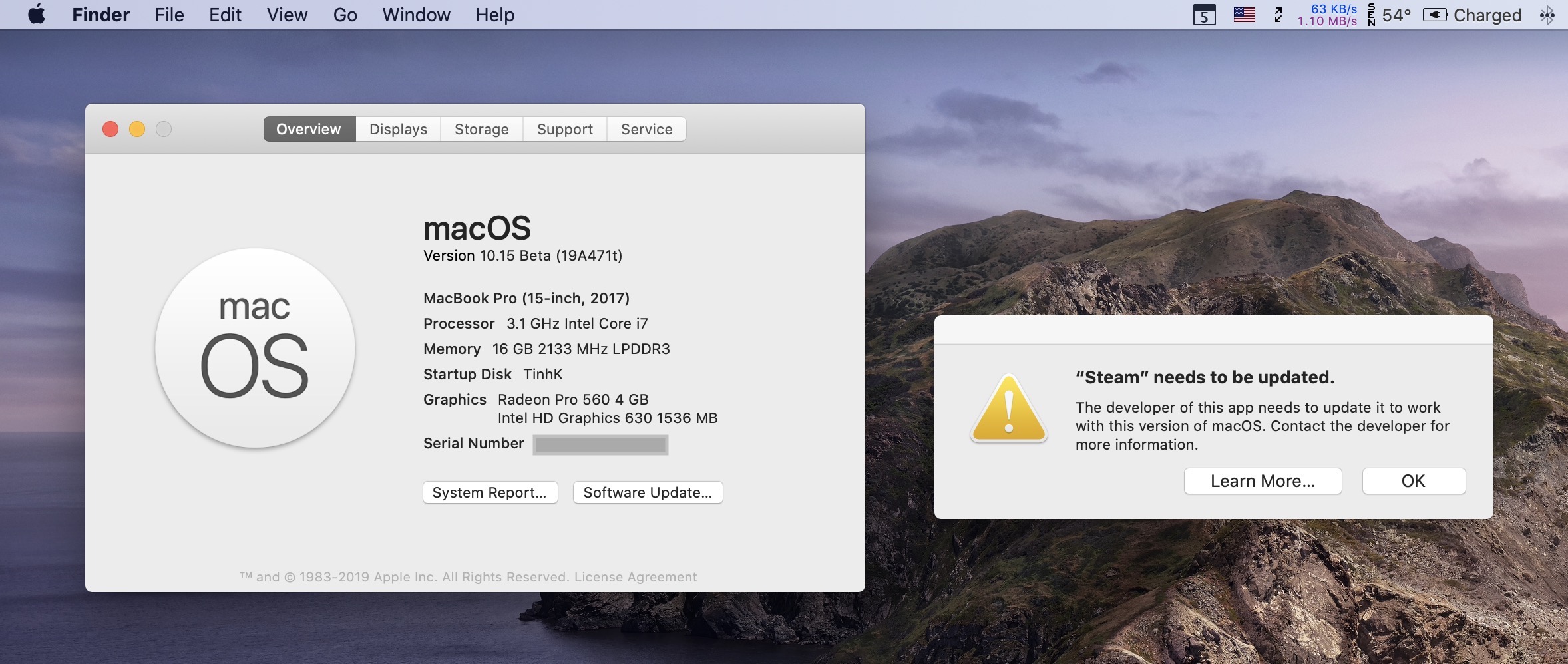 macOS Catalina chính thức ngừng hỗ trợ nền tảng 32-bit, nâng cấp sẽ không thể dùng Steam ngay lúc này