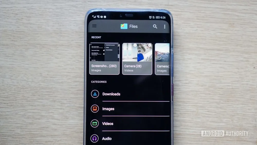 chế độ tối trên android