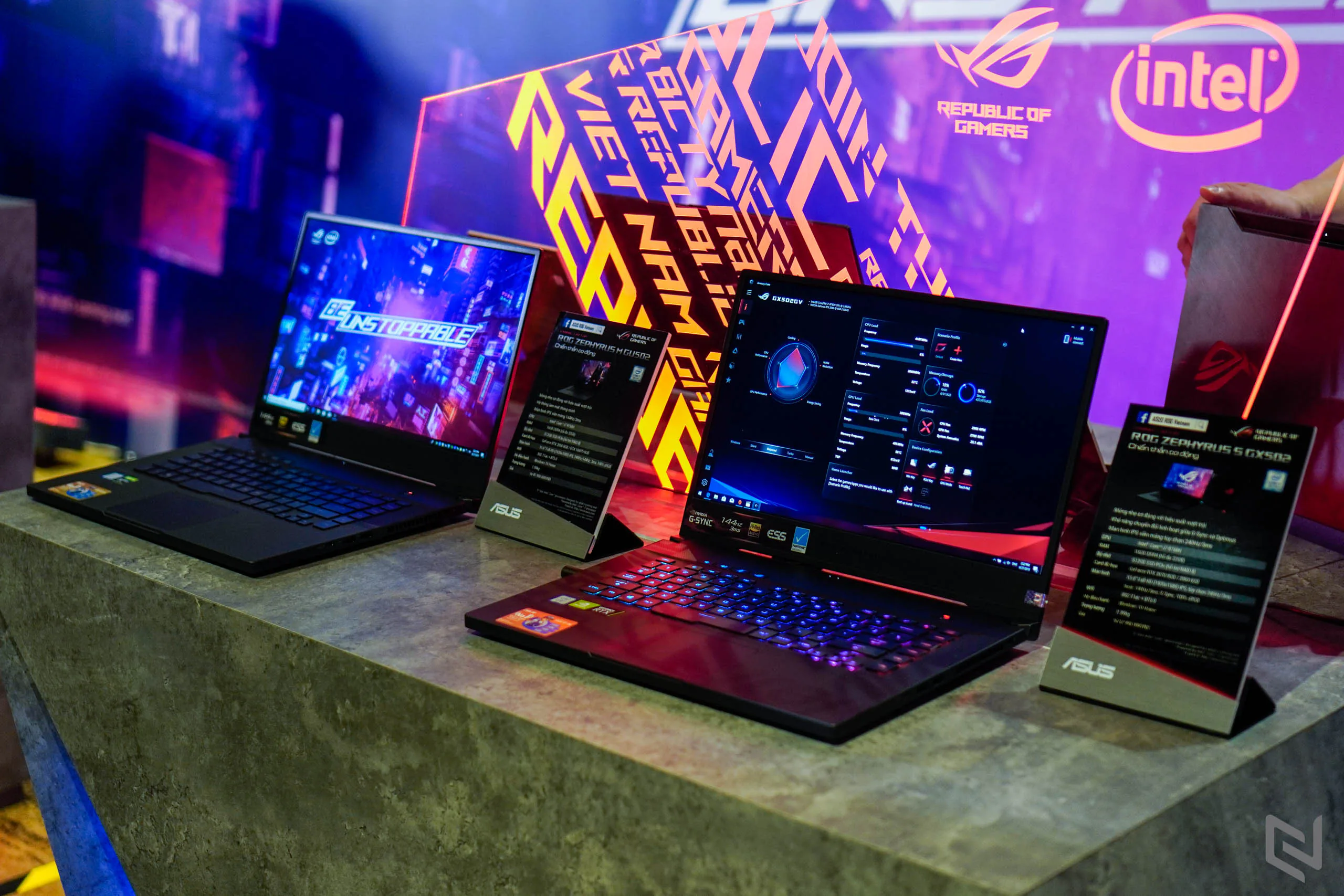 ASUS ROG công bố dải laptop gaming trang bị CPU Intel Core thế hệ 9 tại sự kiện BE UNSTOPPABLE