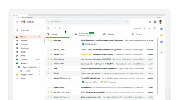 email động trên gmail
