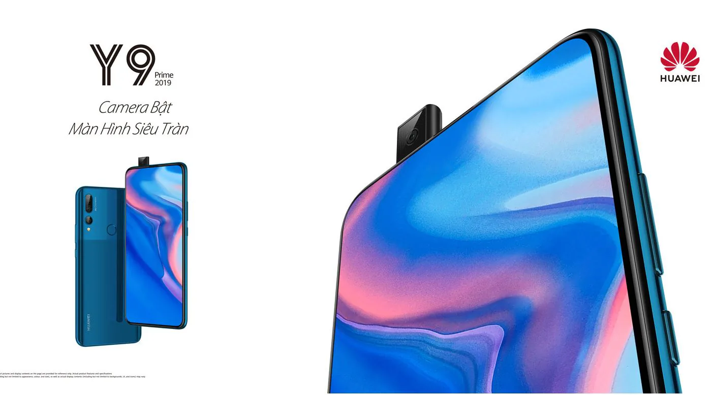 Huawei ra mắt Y9 Prime 2019: smartphone camera pop-up đầu tiên