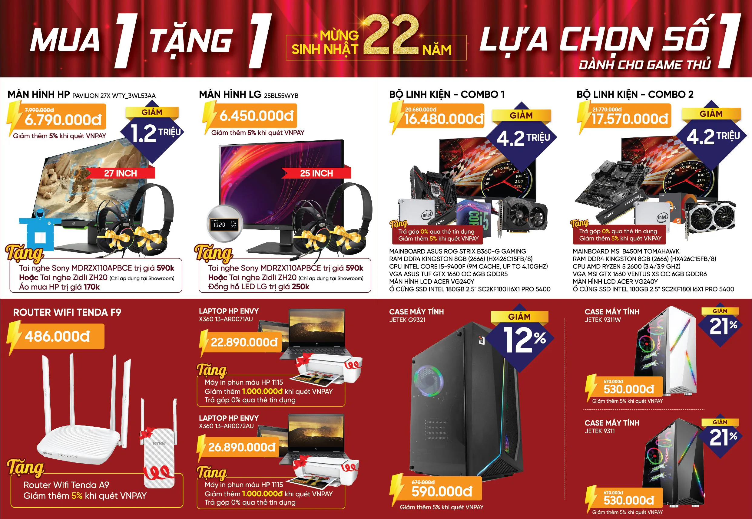 Mừng sinh nhật 22 năm, Phong Vũ tung chương trình khuyến mãi cực lớn dành cho khách hàng