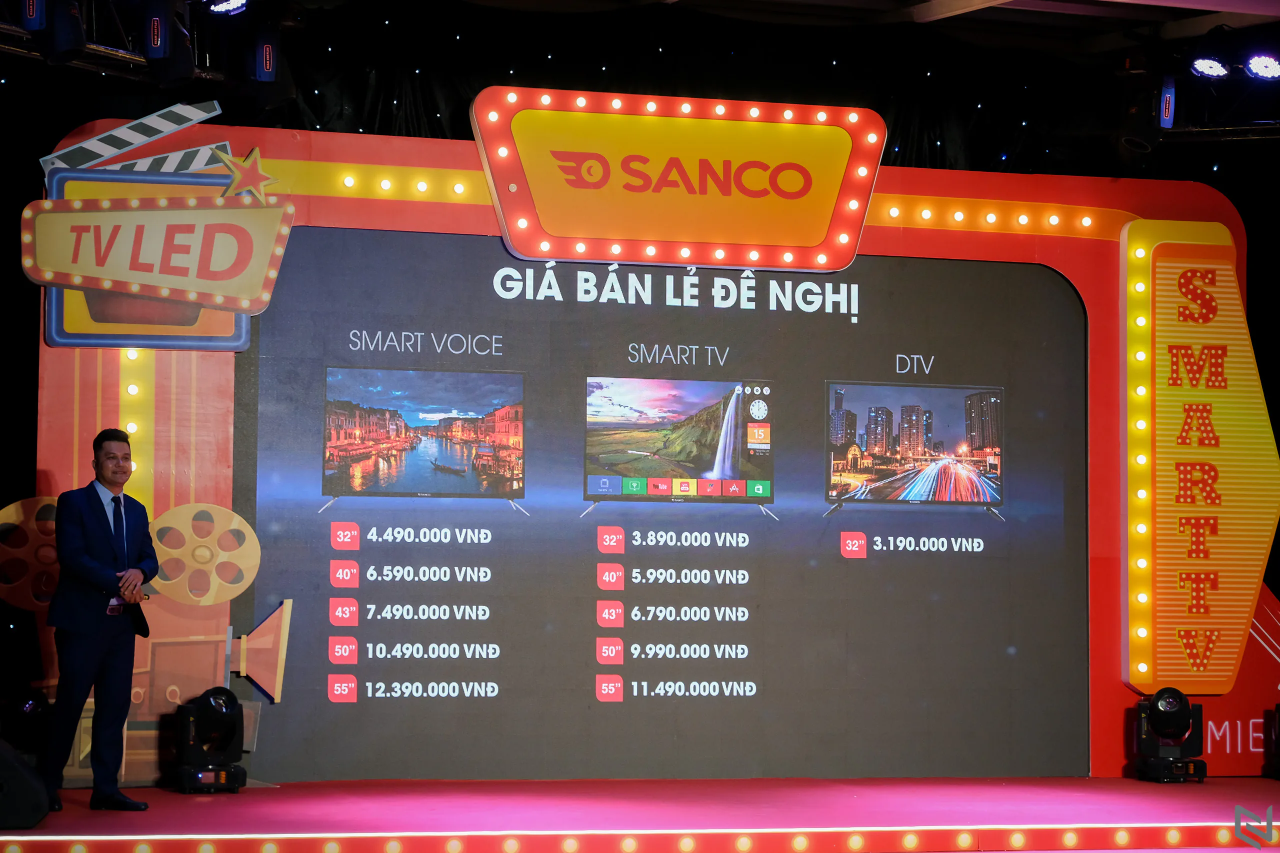 Ra mắt thương hiệu TV Sanco tại Việt Nam, đa dạng sản phẩm TV giá từ 3.2 triệu