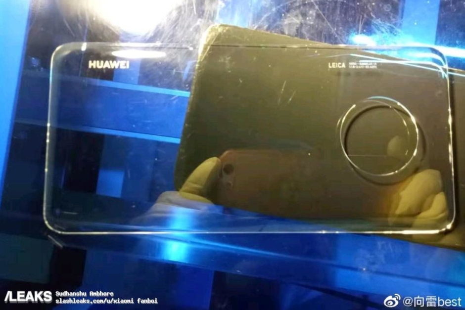 Lộ diện ảnh mặt kính sau của Huawei Mate 30 Pro với cụm camera tròn và lớn