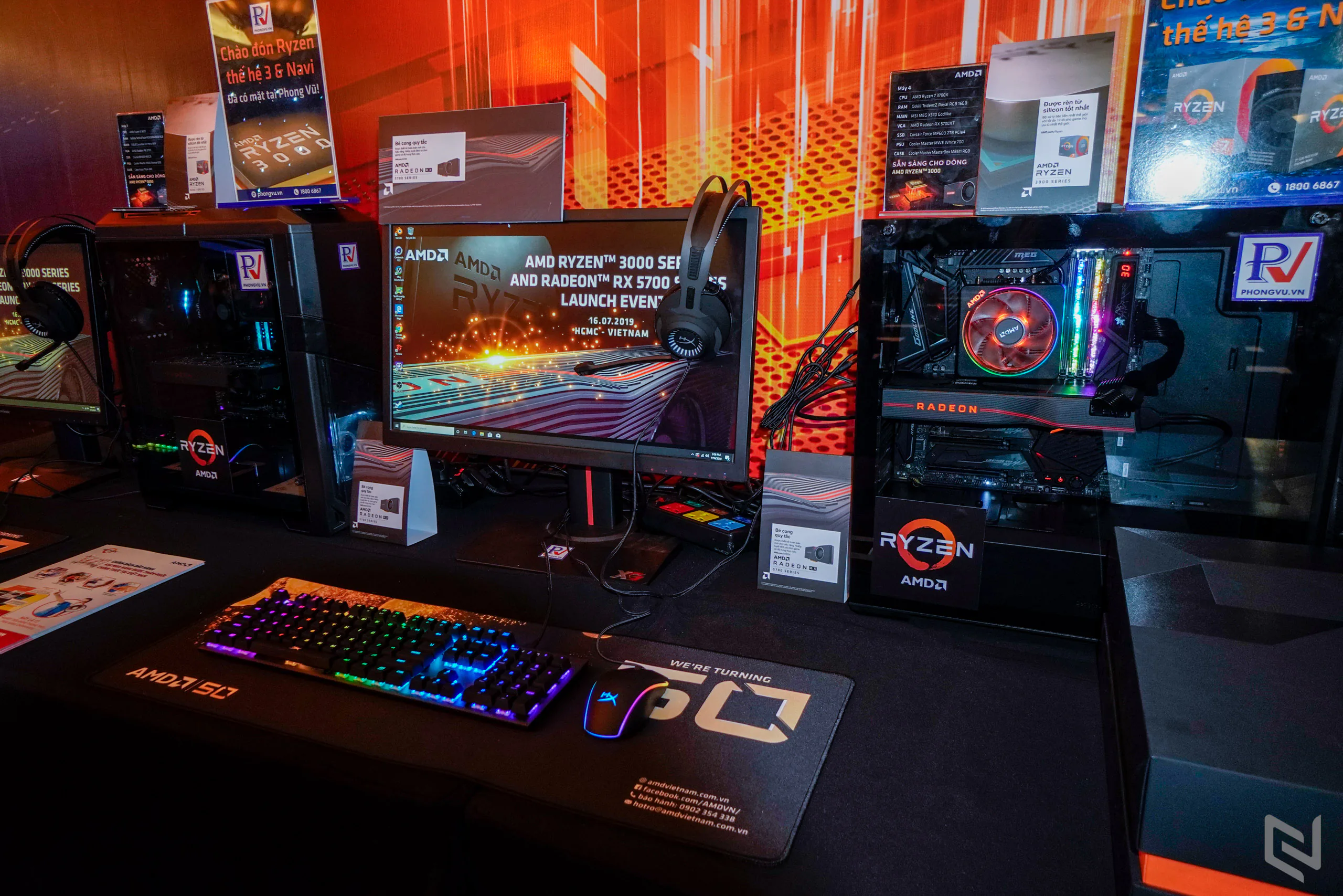 AMD ra mắt card đồ họa AMD Radeon RX 5700 và dòng chip xử lý máy bàn AMD Ryzen thế hệ thứ 3 tại Việt Nam