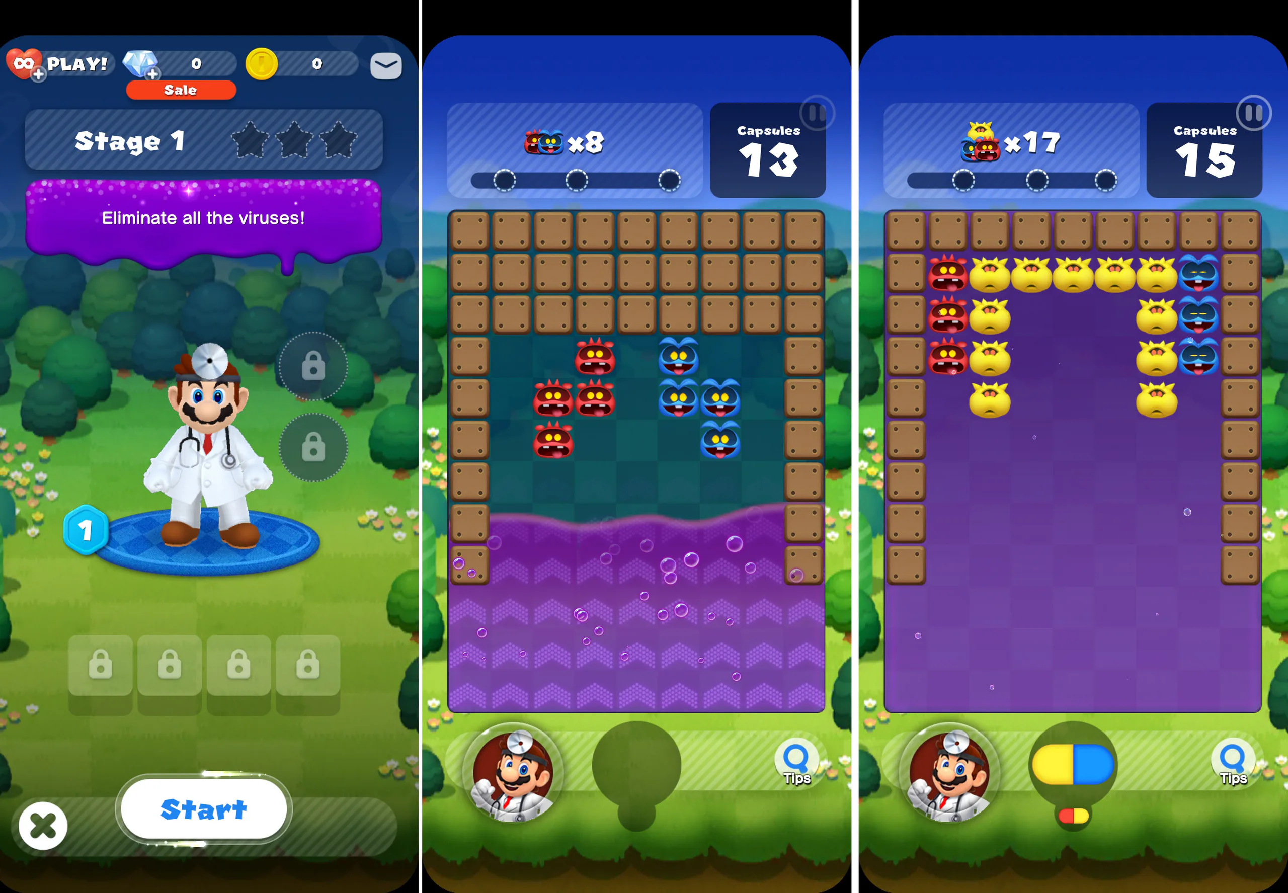 Chơi thử Dr. Mario World : trò chơi hoài cổ 4 nút