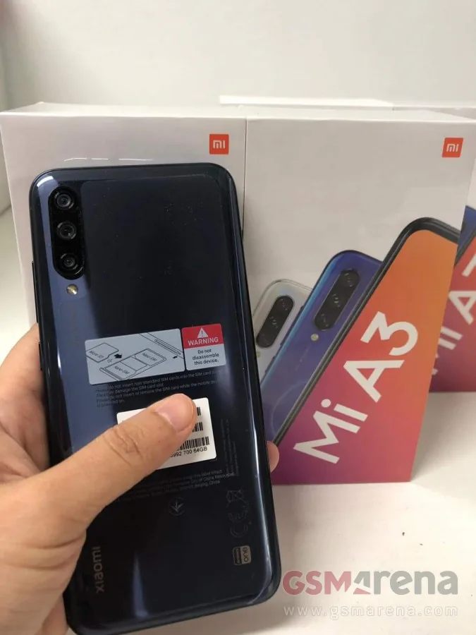 Lộ hình ảnh fullbox của Xiaomi Mi A3 với camera nâng cấp