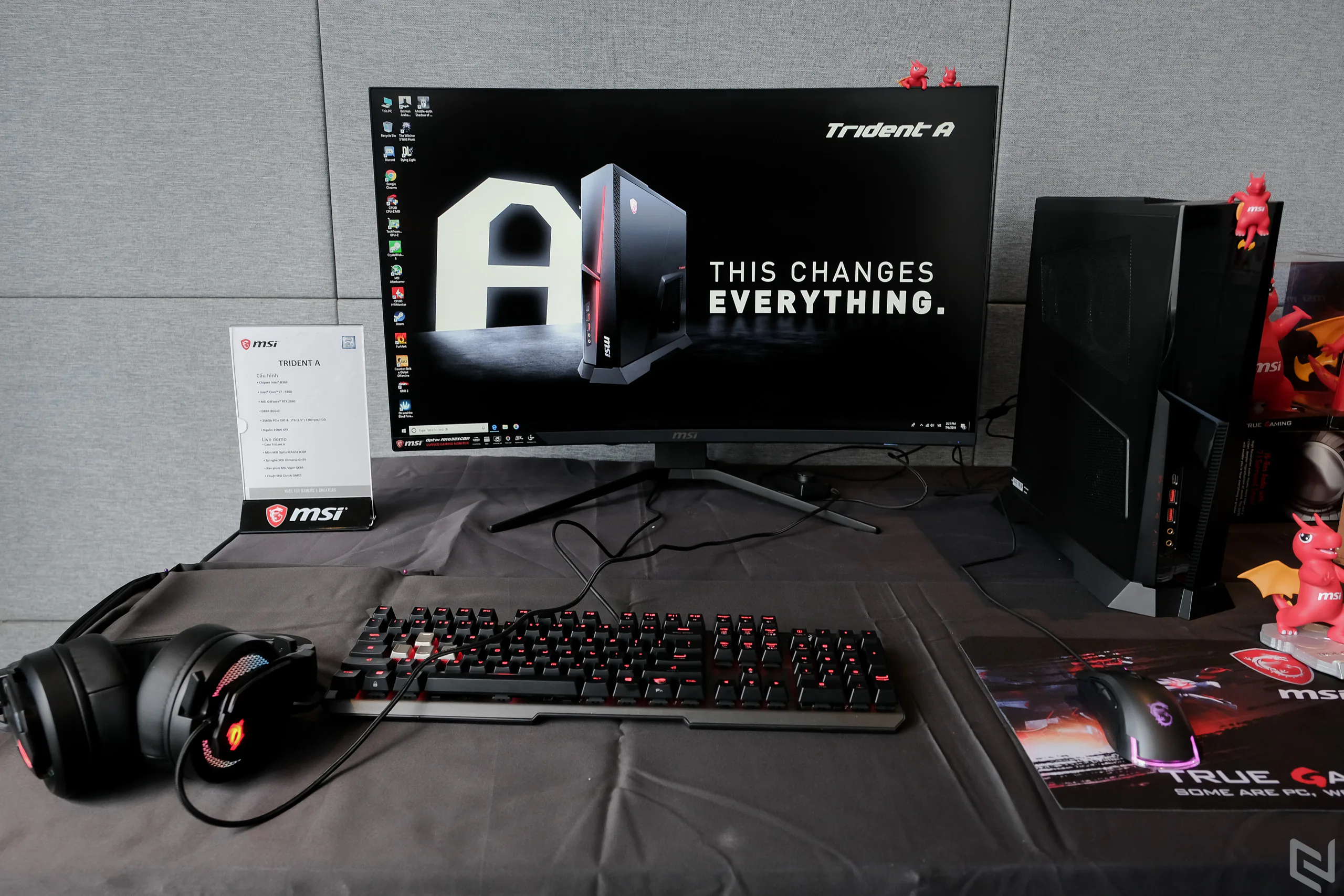 MSI ra mắt dải gaming desktop Trident cho game thủ và Mini PC Cubi cho doanh nghiệp