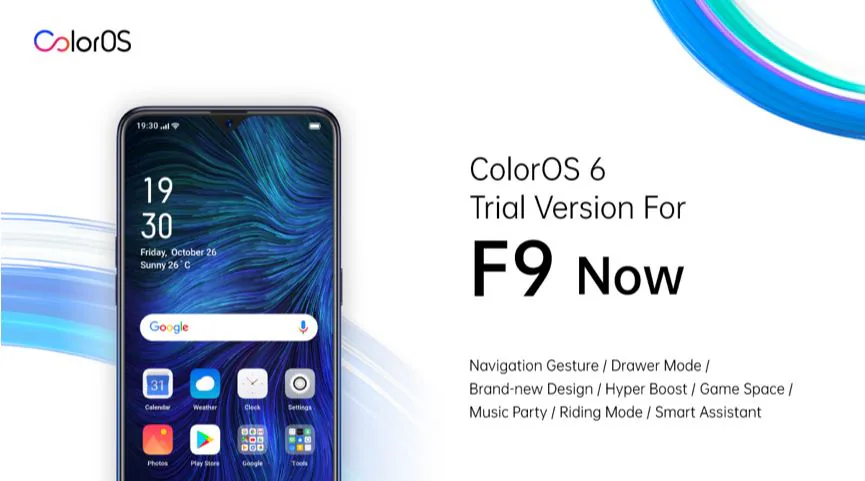 OPPO cập nhật bản thử nghiệm ColorOS 6 cho F9