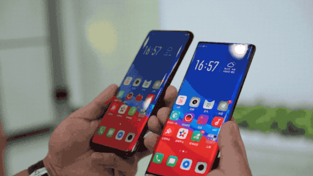 OPPO trình diễn thiết bị màn hình 'thác nước' với viền cong như Edge của Samsung