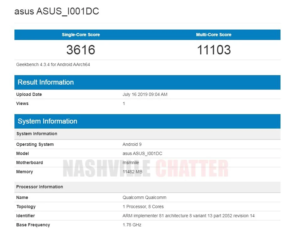 Điểm số ROG Phone 2 bất ngờ xuất hiện trên dữ liệu GeekBench, đánh bại tất cả điện thoại chạy Snapdragon 855