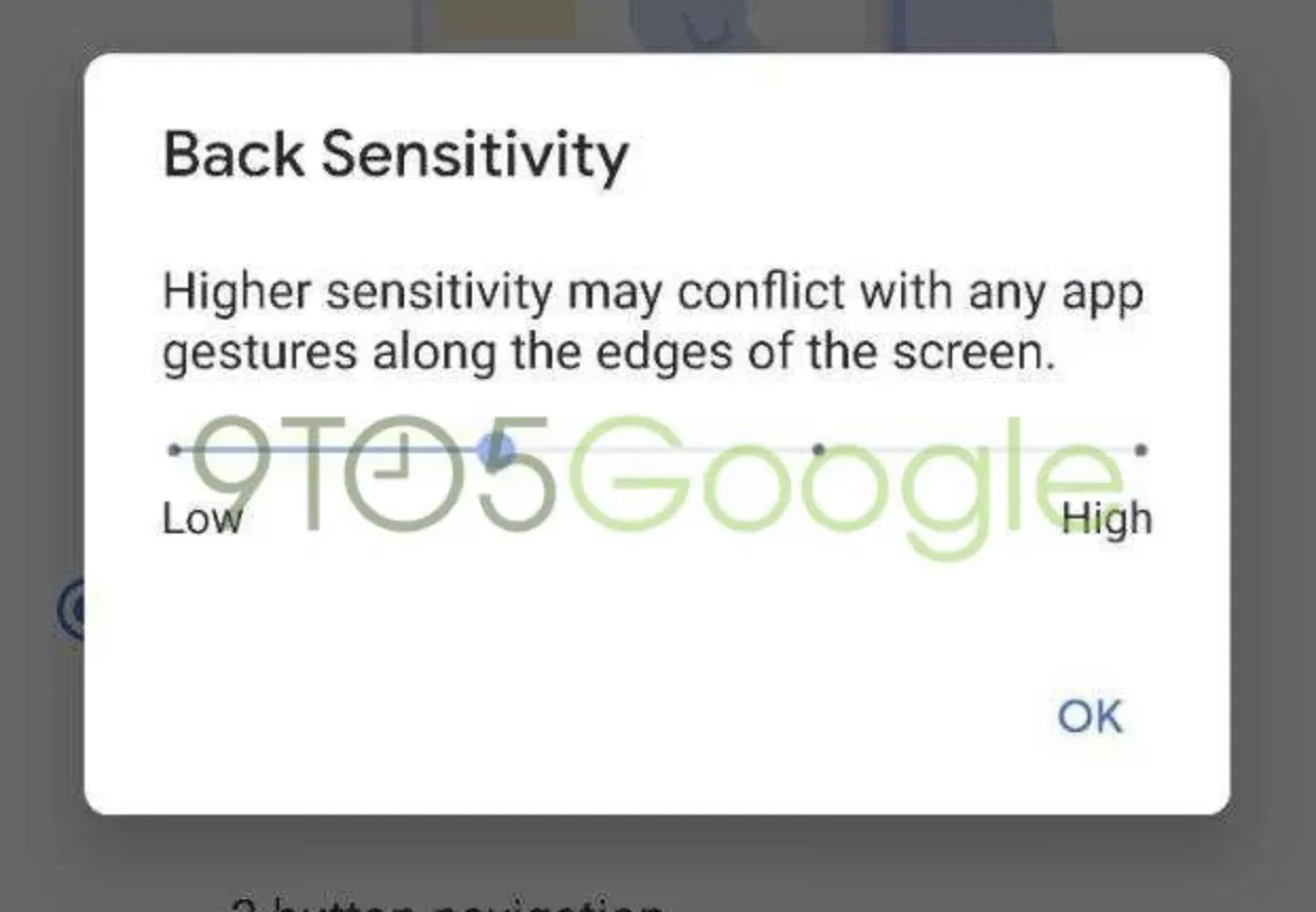 cử chỉ điều hướng trên Android Q