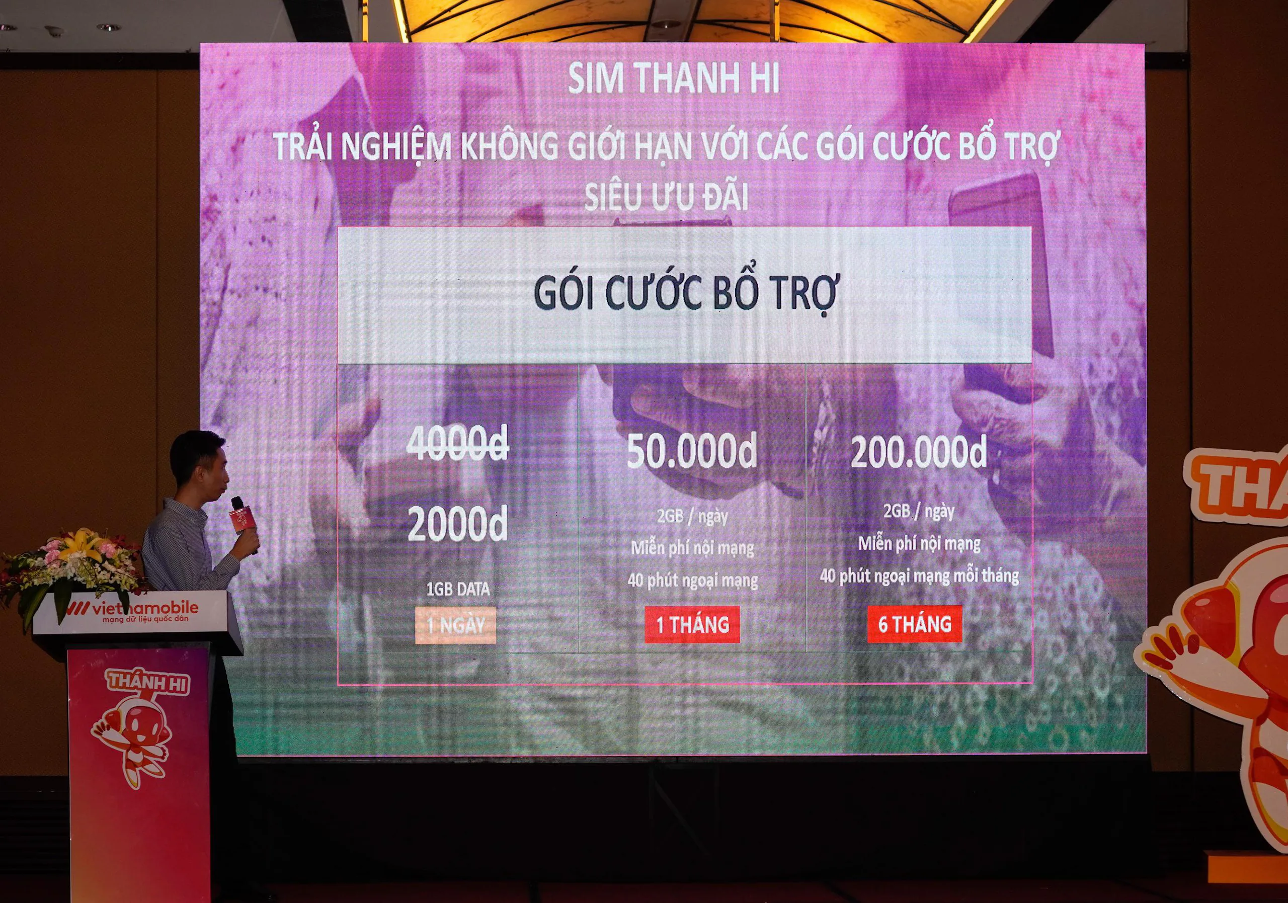 Vietnamobile ra mắt sim Thánh Hi không giới hạn data, ứng dụng Bima và dịch vụ thoại qua internet