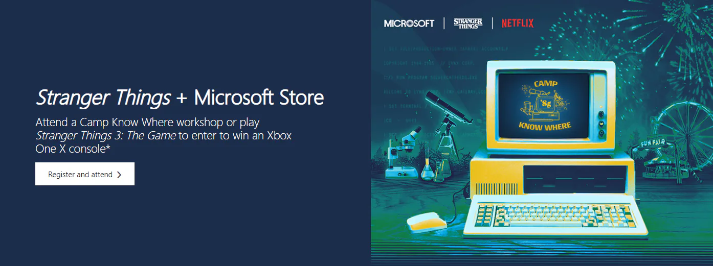 Trải nghiệm Stranger Things vào năm 1985 với Windows phiên bản 1.0 từ Microsoft