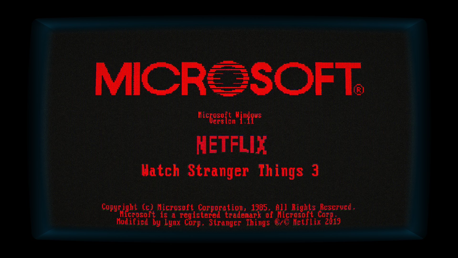 Trải nghiệm Stranger Things vào năm 1985 với Windows phiên bản 1.0 từ Microsoft