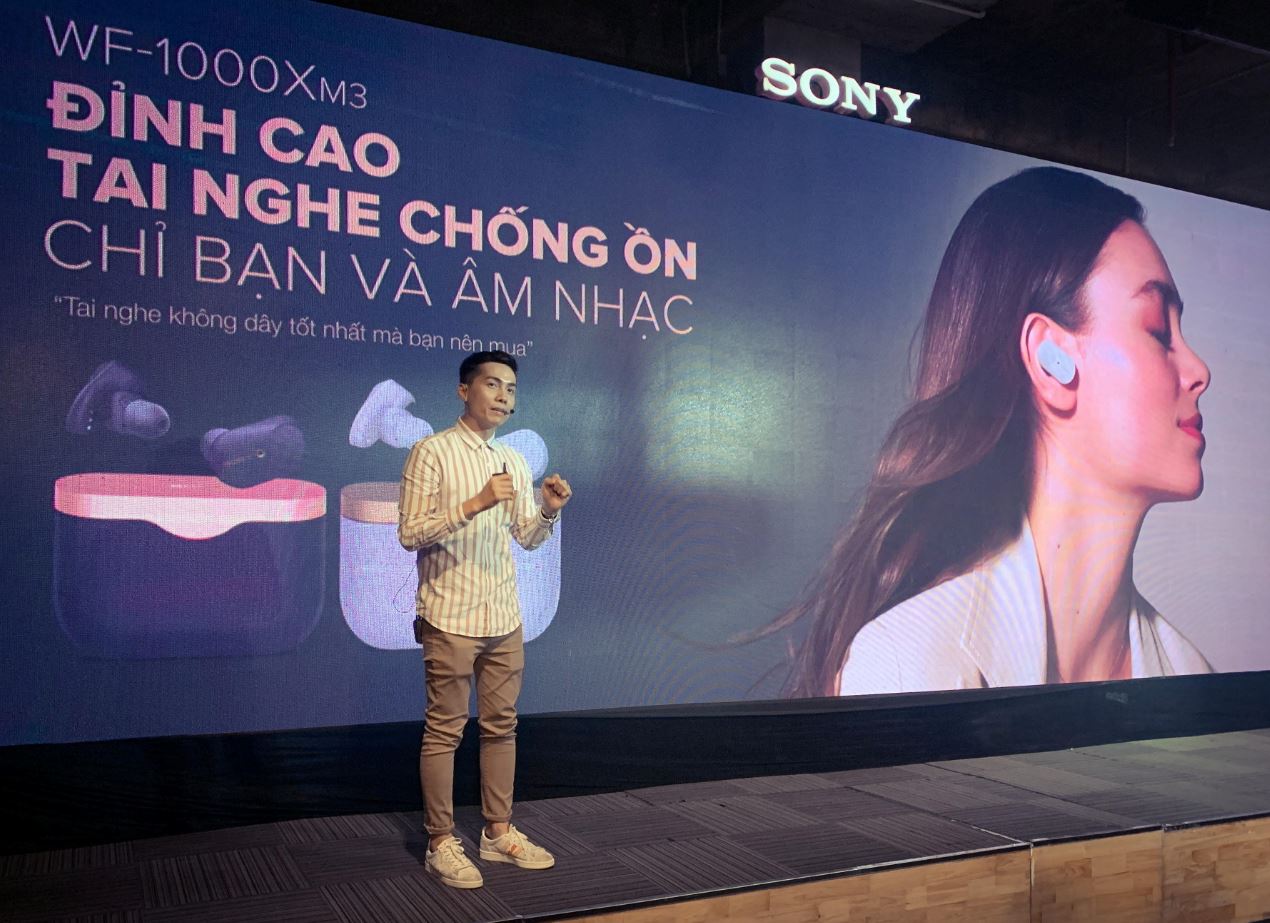Offline trải nghiệm tai nghe chống ồn Sony WF-1000XM3 tại Hồ Chí Minh
