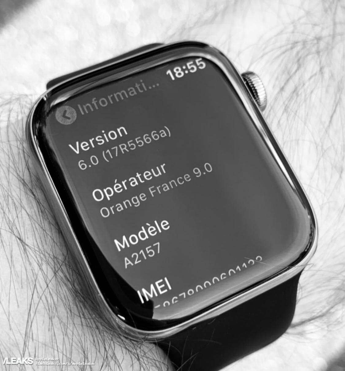 Rò rỉ hình ảnh đầu tiên về Apple Watch Series 5, không có quá nhiều thay đổi về thiết kế