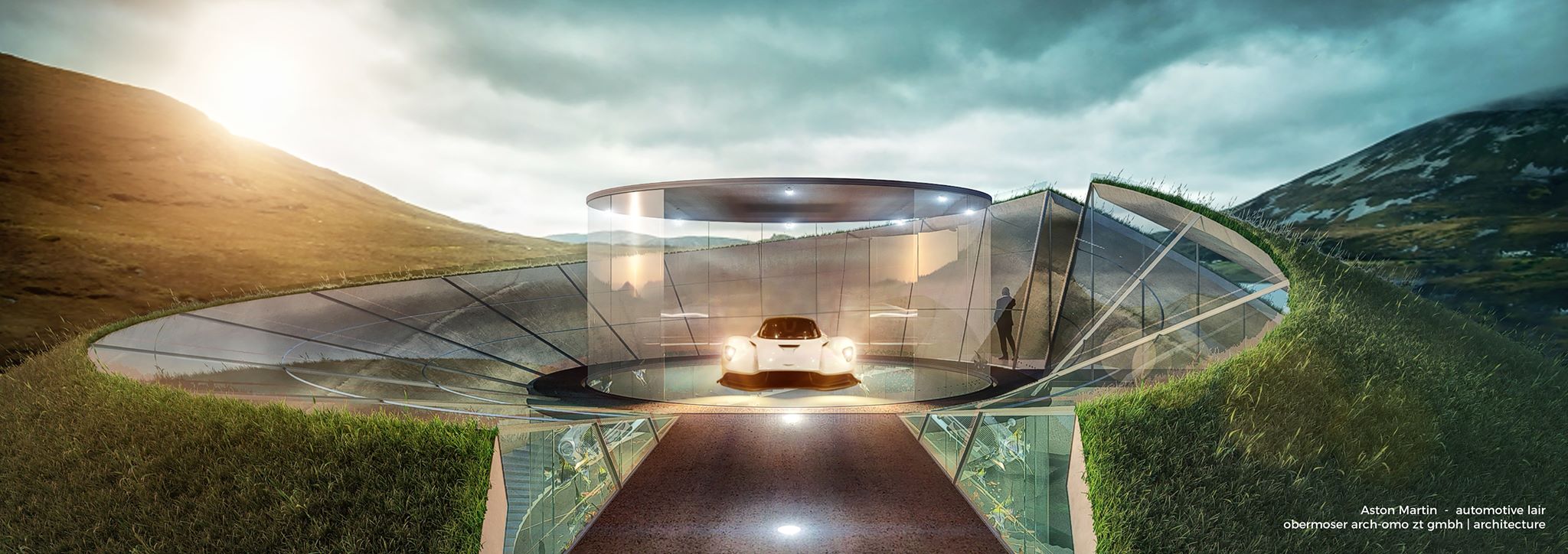 Trái đất đang nóng dần lên và hãng xe hơi Aston Martin có ý định xây hầm trú kiêm gara xe dưới nước