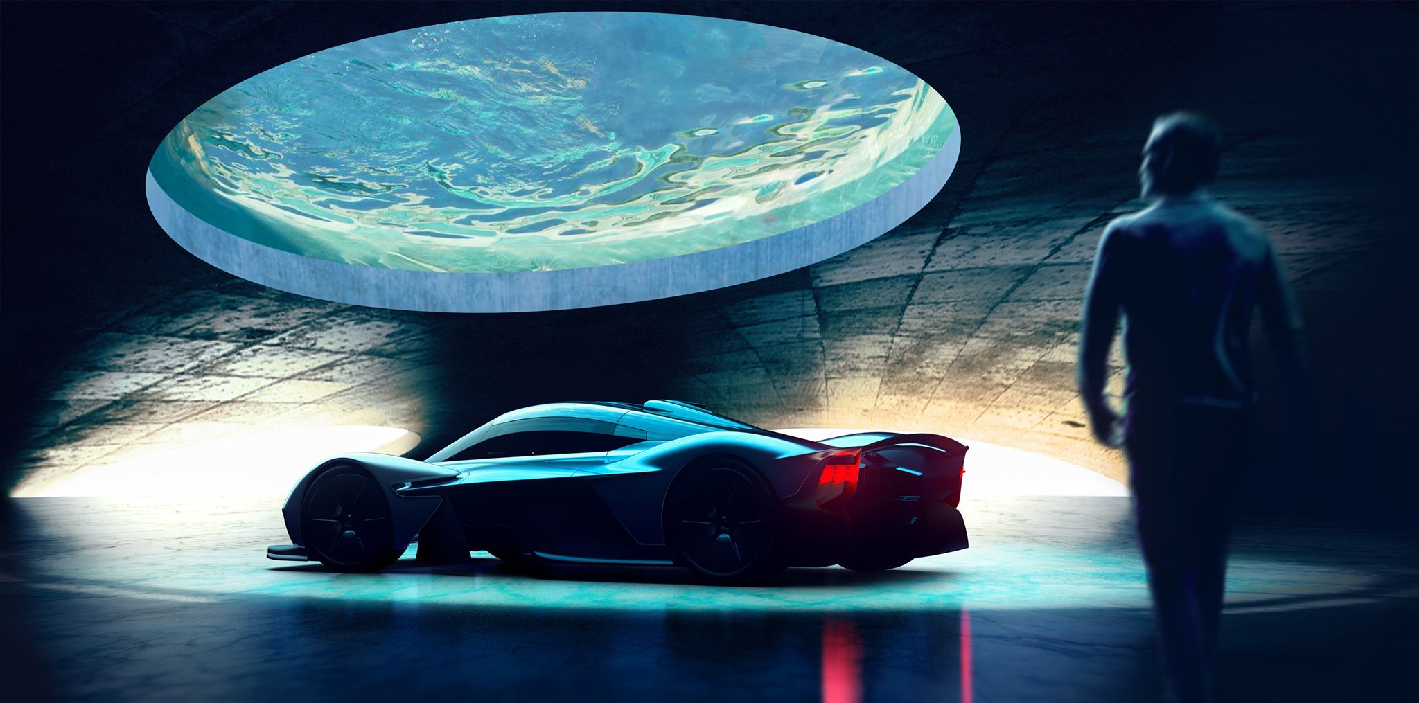 Trái đất đang nóng dần lên và hãng xe hơi Aston Martin có ý định xây hầm trú kiêm gara xe dưới nước
