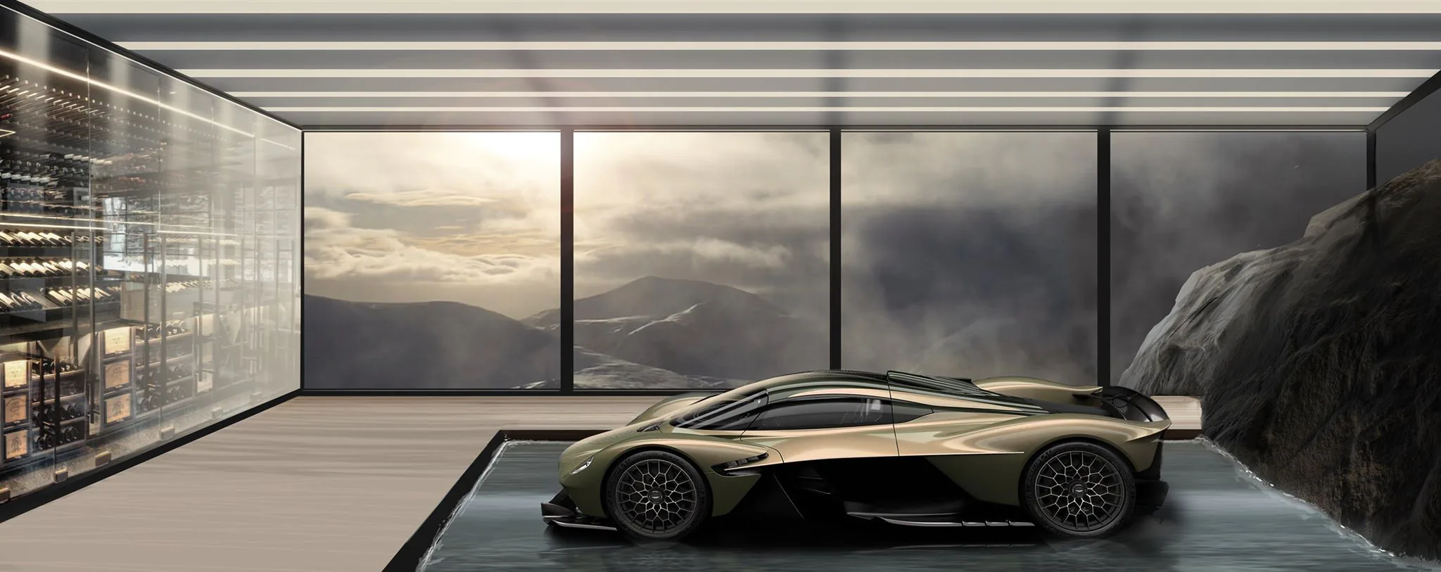 Trái đất đang nóng dần lên và hãng xe hơi Aston Martin có ý định xây hầm trú kiêm gara xe dưới nước