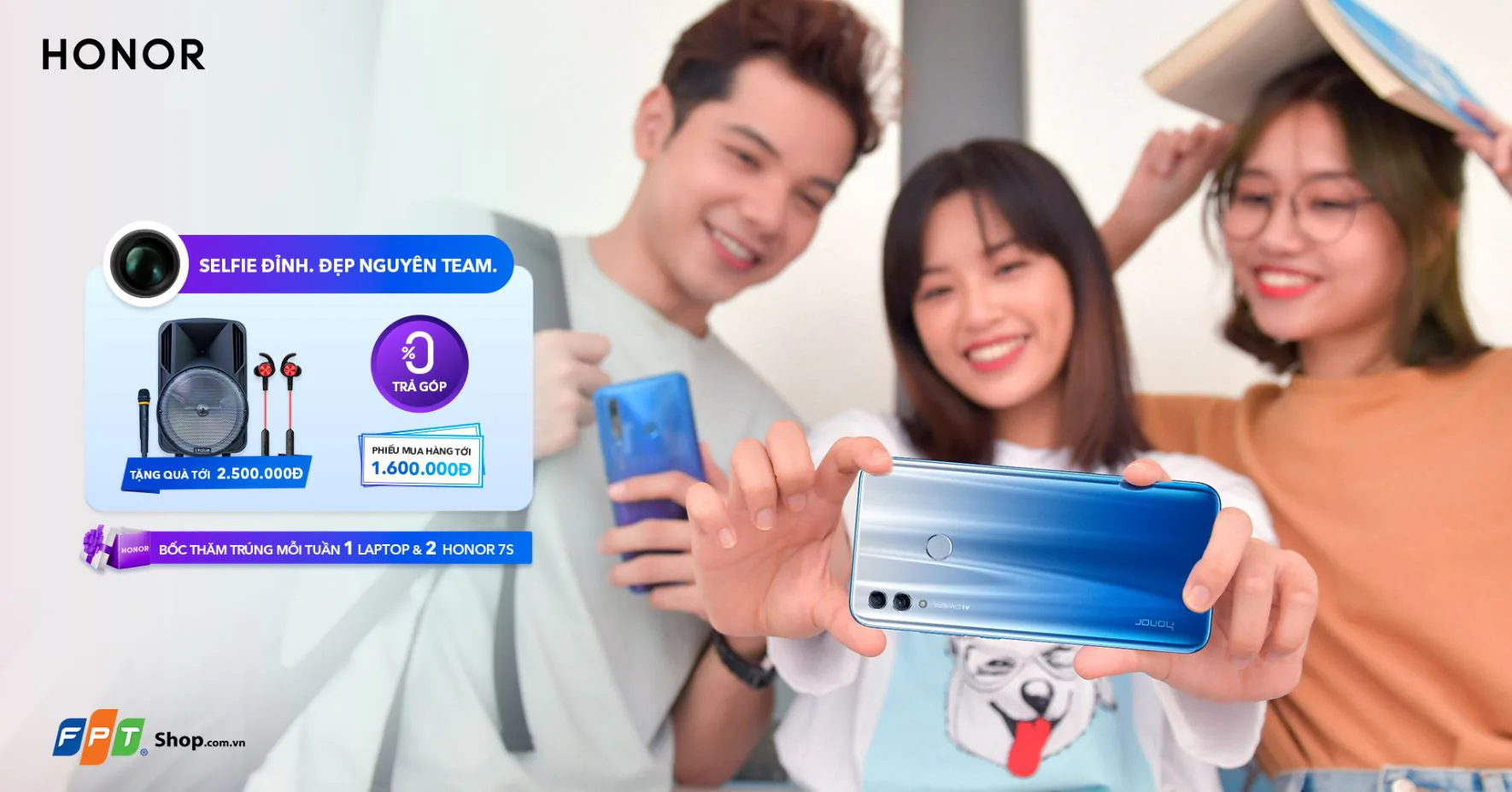 Tung bay khuyến mãi tháng 8 các dòng điện thoại Honor