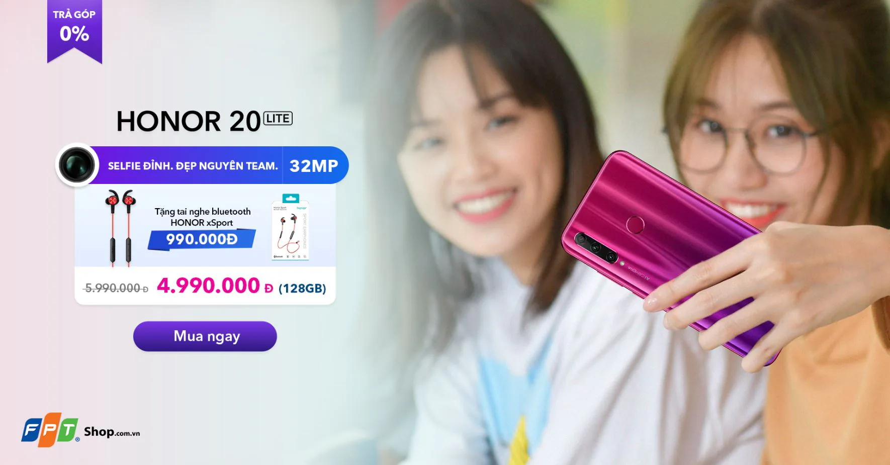 Tung bay khuyến mãi tháng 8 các dòng điện thoại Honor