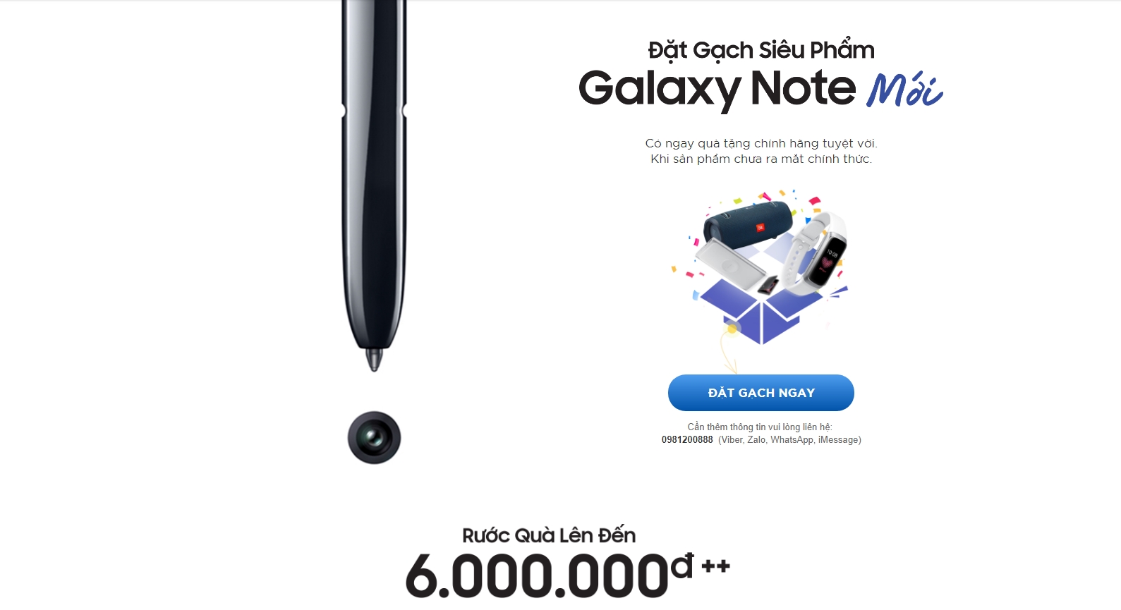 Tổng hợp bộ quà tặng khi đặt trước Galaxy Note 10, giá trị lên đến tận 6 triệu và còn được ưu đãi giảm giá nữa