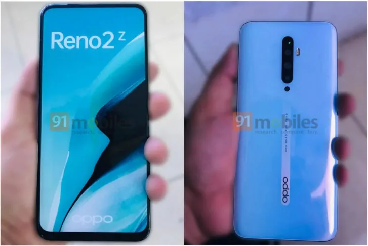 Lộ ảnh OPPO Reno 2z với 4 camera sau, không tai thỏ, chạy Helio P90