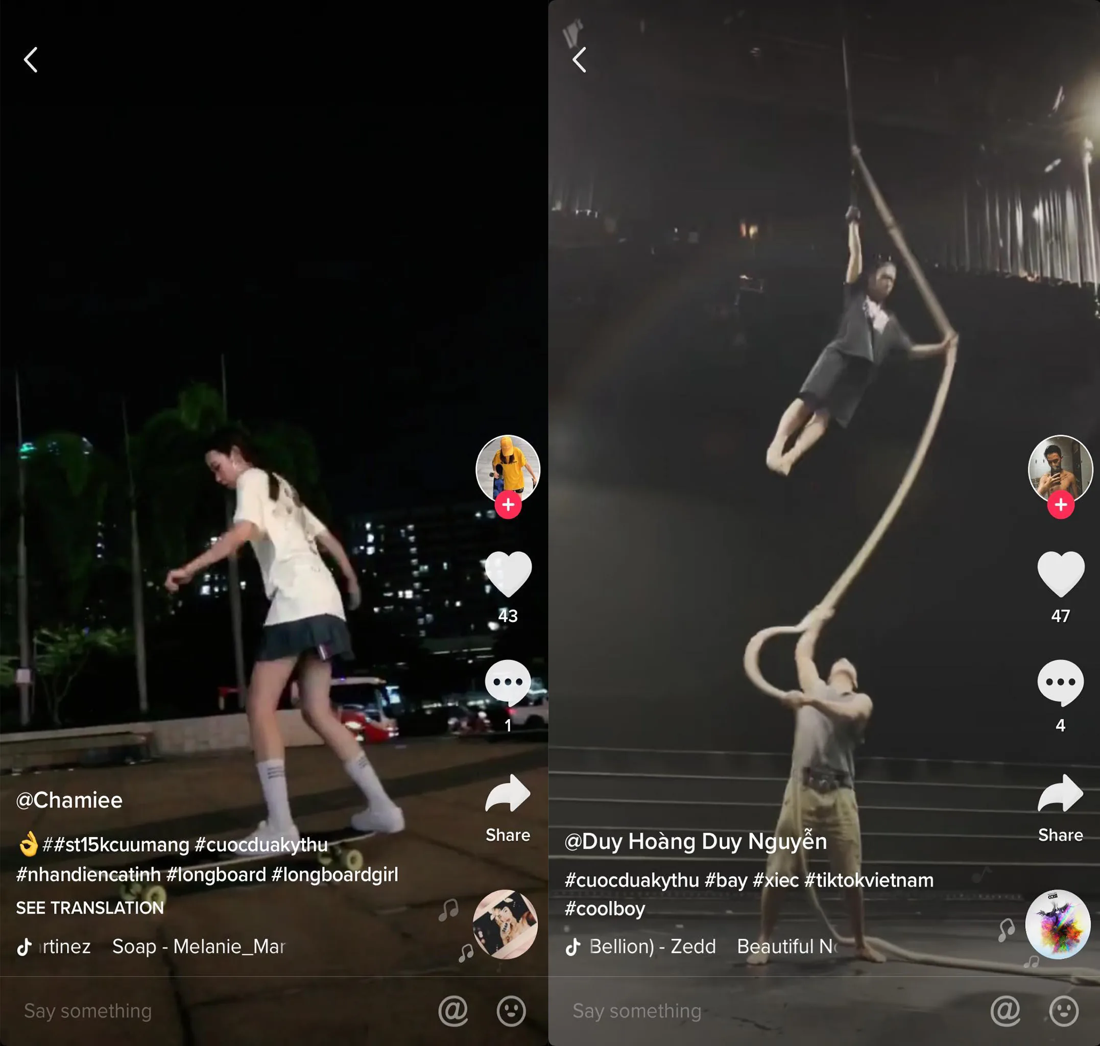 “Đọ sức” cùng Kỳ Duyên, Mlee, Minh Triệu với thử thách #cuocduakythu trên TikTok