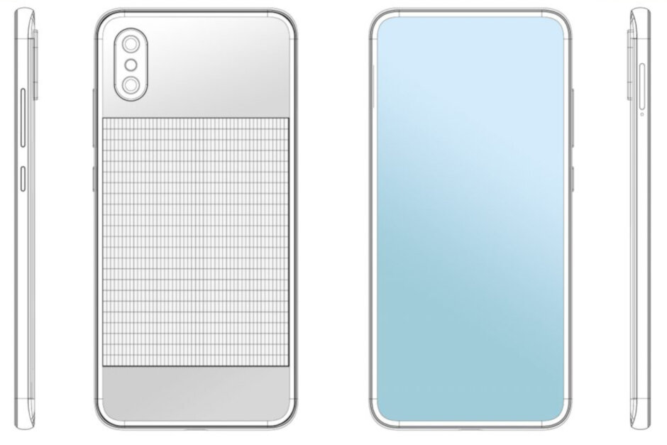 Phát hiện bằng sáng chế smartphone của Xiaomi có mặt lưng là các tấm pin mặt trời