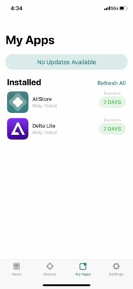 AltStore - Chợ ứng dụng thay thế App Store, cho phép cài các ứng dụng không có trên App Store và còn có cả giả lập GameBoy