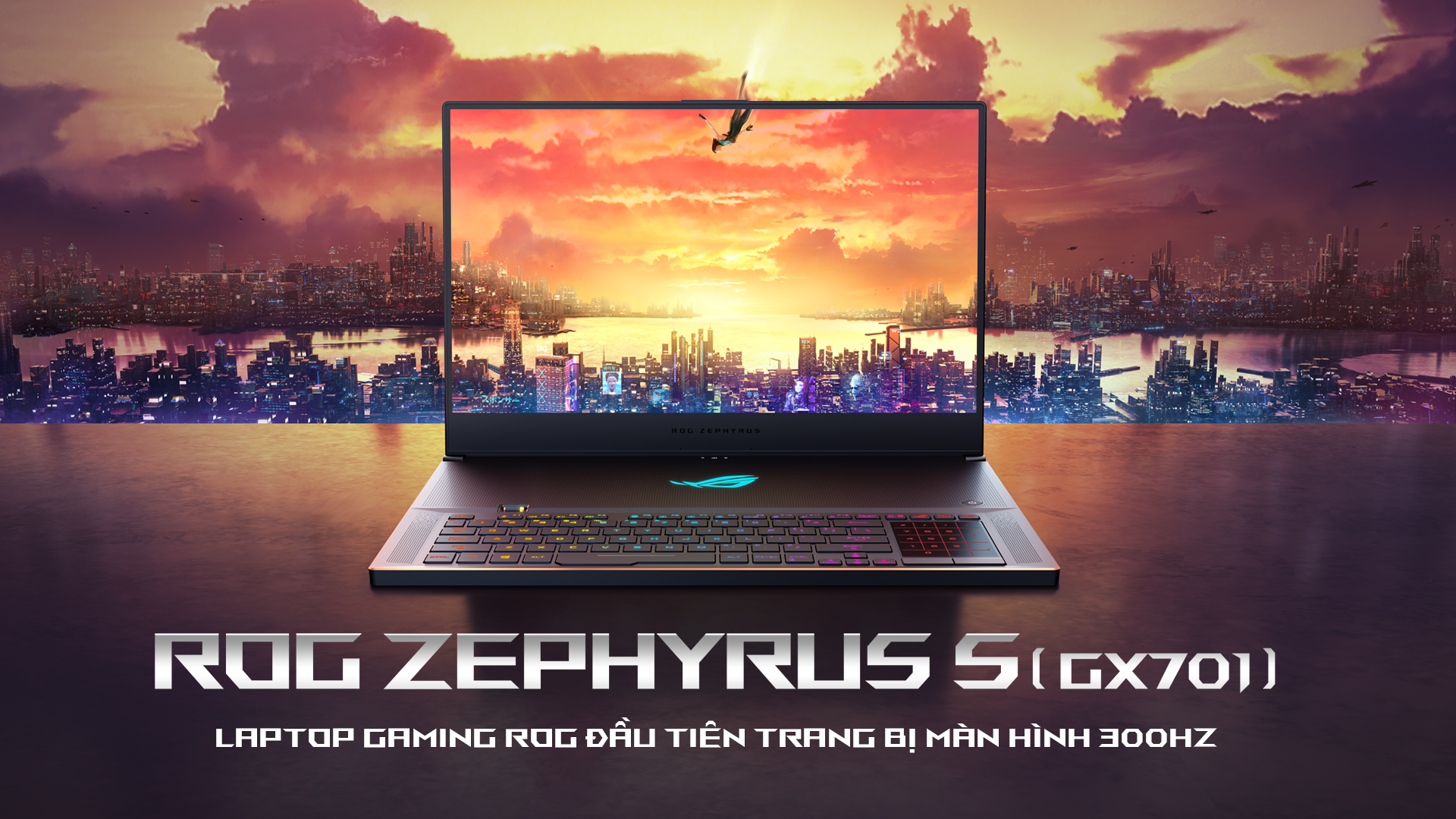 ASUS ROG giới thiệu Zephyrus S GX701, laptop gaming tần số quét 300Hz tại IFA 2019