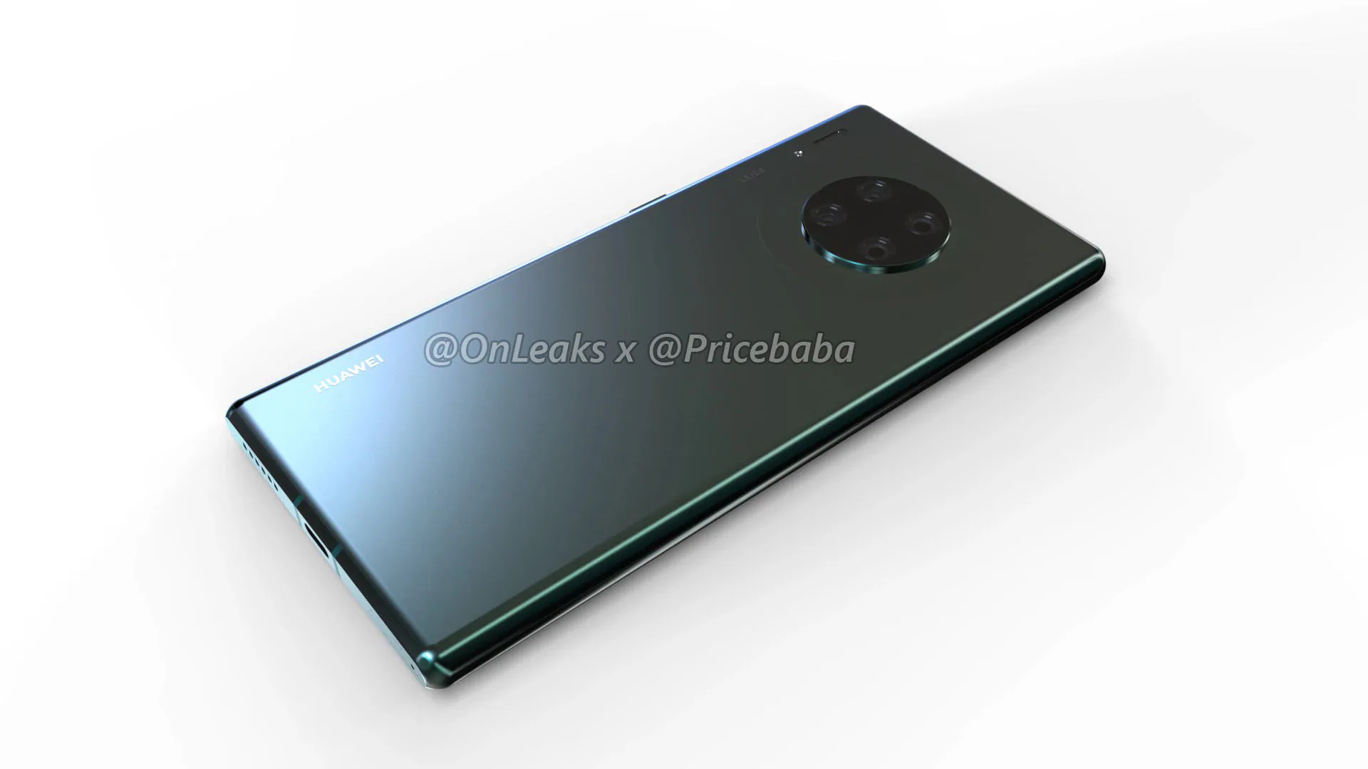 Cùng xem ảnh render mới nhất, chất lượng nhất hiện tại về Huawei Mate 30 Pro sắp ra mắt